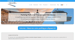 Desktop Screenshot of bordeaux-parkandtrip.com